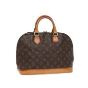 Pre-owned Canvas louis-vuitton-bags Louis Vuitton Vintage , Brown , Da...