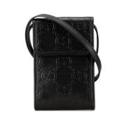 Pre-owned Leather gucci-bags Gucci Vintage , Black , Dames