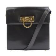 Pre-owned Leather shoulder-bags Salvatore Ferragamo Pre-owned , Brown ...