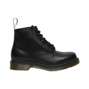 Klassieke Leren Enkellaars Dr. Martens , Black , Dames