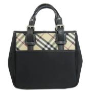 Pre-owned Fabric totes Burberry Vintage , Black , Dames