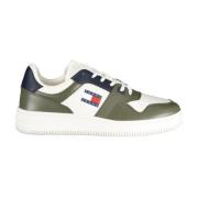 Groene Polyester Sneaker met Gewatteerde Zool Tommy Hilfiger , Green ,...