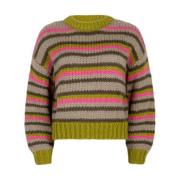 Meggi Pullover Sweater Ydence , Green , Dames