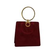 Pre-owned Suede handbags Salvatore Ferragamo Pre-owned , Red , Dames