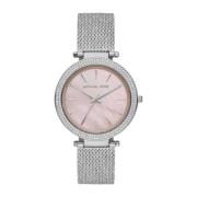 Rhinestone Mode Analoog Horloge Michael Kors , Gray , Dames