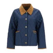 Beperkte Oplage Gewatteerde Jas Barbour , Blue , Dames