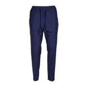 Heren trekkoord broek, Slim Fit Dondup , Blue , Heren