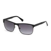 Gradient Smoke Lens Zonnebril voor Mannen Guess , Black , Heren