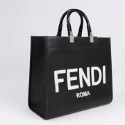 Pre-owned Leather fendi-bags Fendi Vintage , Black , Dames