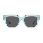 Blauwe Resin Zonnebril met UV-bescherming Polaroid , Blue , Unisex