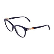 Blauwe Cat Eye Optische Frames Emilio Pucci , Blue , Dames