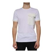 Witte Katoenen Crew Neck T-shirt Dolce & Gabbana , White , Heren