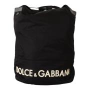 Weekend Zwarte Nylon Tote Tas Dolce & Gabbana , Black , Heren