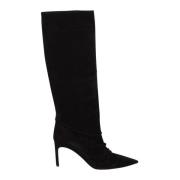 Sonia Laarzen met Mid Stiletto Hak DEL Carlo , Black , Dames