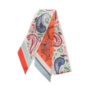 Pre-owned Silk scarves Hermès Vintage , Multicolor , Dames