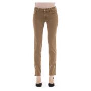 Vintage Stijl Jeans met Logodetails Jacob Cohën , Beige , Dames