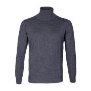 Heren Turtleneck Trui. Lichtgewicht Wol, Zijde, Kasjmier. Gemaakt in I...