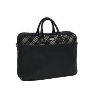 Pre-owned Nylon handbags Burberry Vintage , Black , Dames