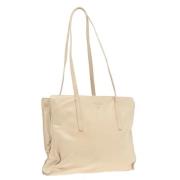 Pre-owned Leather prada-bags Prada Vintage , Beige , Dames