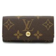 Pre-owned Canvas key-holders Louis Vuitton Vintage , Brown , Dames