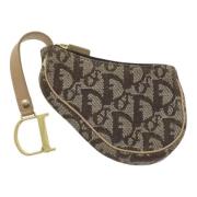 Pre-owned Canvas clutches Dior Vintage , Brown , Dames