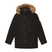 Zwarte Waterdichte Ridge Scar Heren Parka Timberland , Black , Heren