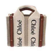 Pre-owned Leather handbags Chloé Pre-owned , Beige , Dames