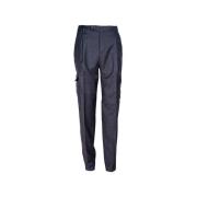 Hoge taille wollen broek, Marlene stijl Briglia , Gray , Dames