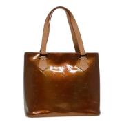 Pre-owned Leather handbags Louis Vuitton Vintage , Brown , Dames