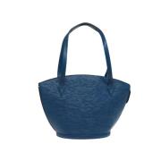 Pre-owned Leather louis-vuitton-bags Louis Vuitton Vintage , Blue , Da...