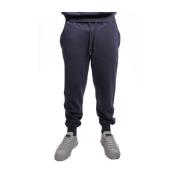 Blauwe Katoenen Joggers met Elastische Taille Sun68 , Blue , Heren