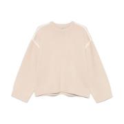 Stijlvolle Sweater Collectie TotêMe , Beige , Dames