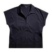 Klassiek Poloshirt in Diverse Kleuren Fay , Black , Dames