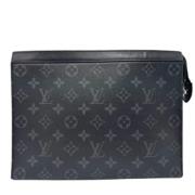 Pre-owned Canvas louis-vuitton-bags Louis Vuitton Vintage , Gray , Her...