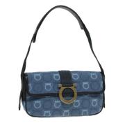 Pre-owned Canvas shoulder-bags Salvatore Ferragamo Pre-owned , Blue , ...