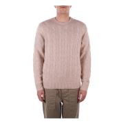 Beige Logo Front Sweaters Saint Barth , Beige , Heren