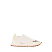 Casual Sneakers voor Dagelijks Gebruik Brunello Cucinelli , White , Da...