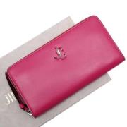 Pre-owned Leather wallets Jimmy Choo Pre-owned , Pink , Dames