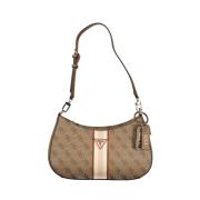 Beige Handtas van Polyethyleen Materiaal Guess , Beige , Dames