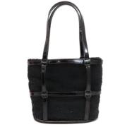 Pre-owned Canvas shoulder-bags Salvatore Ferragamo Pre-owned , Black ,...