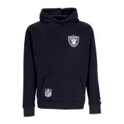 NFL Logo Oversized Hoodie Zwart New Era , Black , Heren