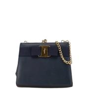 Pre-owned Canvas shoulder-bags Salvatore Ferragamo Pre-owned , Blue , ...