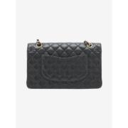 Pre-owned Leather chanel-bags Chanel Vintage , Black , Dames