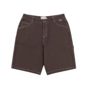 Klassieke Denim Shorts in Bruin Dime Mtl , Brown , Heren