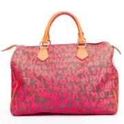 Pre-owned Leather louis-vuitton-bags Louis Vuitton Vintage , Red , Dam...