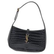 Pre-owned Leather shoulder-bags Yves Saint Laurent Vintage , Black , D...