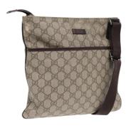 Pre-owned Coated canvas gucci-bags Gucci Vintage , Beige , Dames