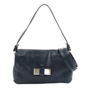 Pre-owned Leather handbags Chloé Pre-owned , Black , Dames