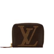 Pre-owned Leather wallets Louis Vuitton Vintage , Brown , Dames