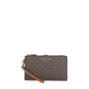 Portemonnee met Monogram Patroon en Handvat Michael Kors , Brown , Dam...